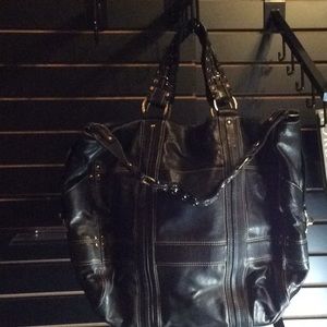 Laundry Black leather purse
